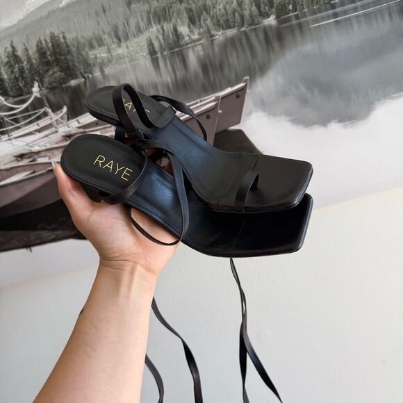 Raye black lace up heels - Picture 9 of 9